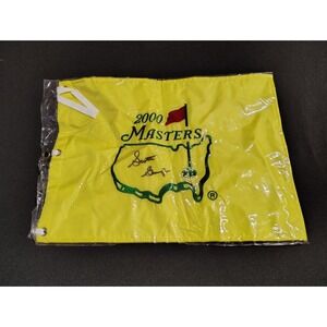 2000 MASTERS flag. Mint. Vijay Singh Won  100% REAL Original Plastic MINT